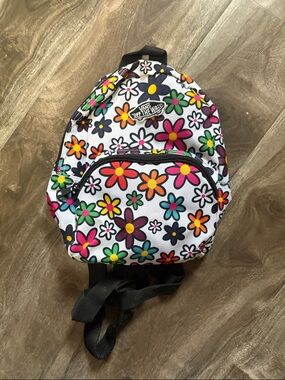 Vans White Floral Mini Backpack - Multi Floral Print